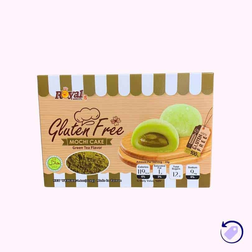 Royal Family green tea gluténmentes mochi
