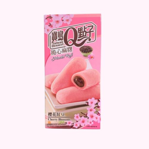 Taiwan Dessert cherry blossoms mochi roll