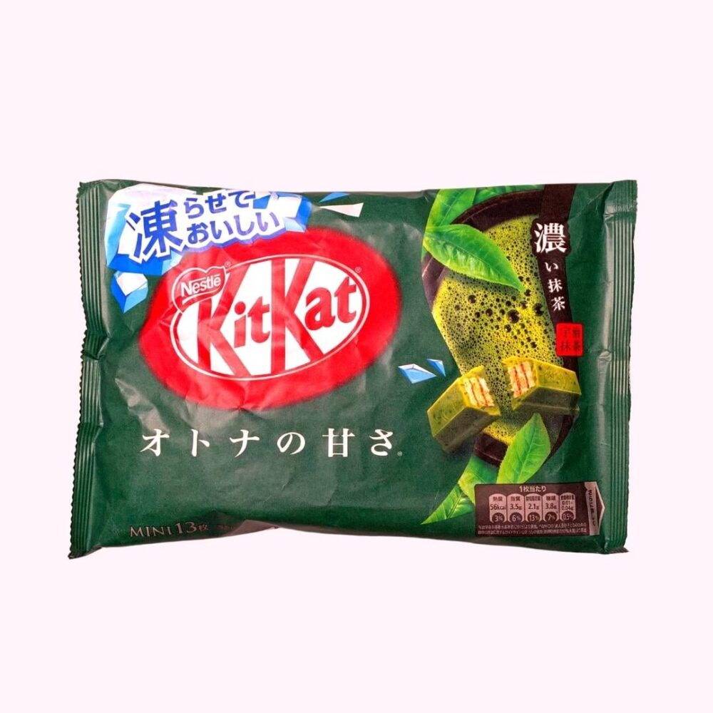 Japán KitKat rich green tea matcha