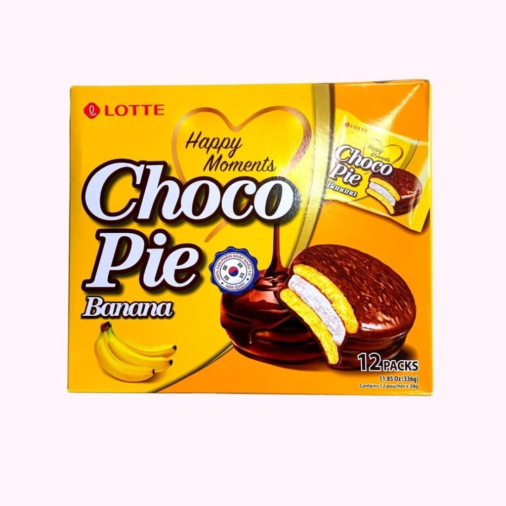 Lotte Choco Pie banános ízű (12 db)
