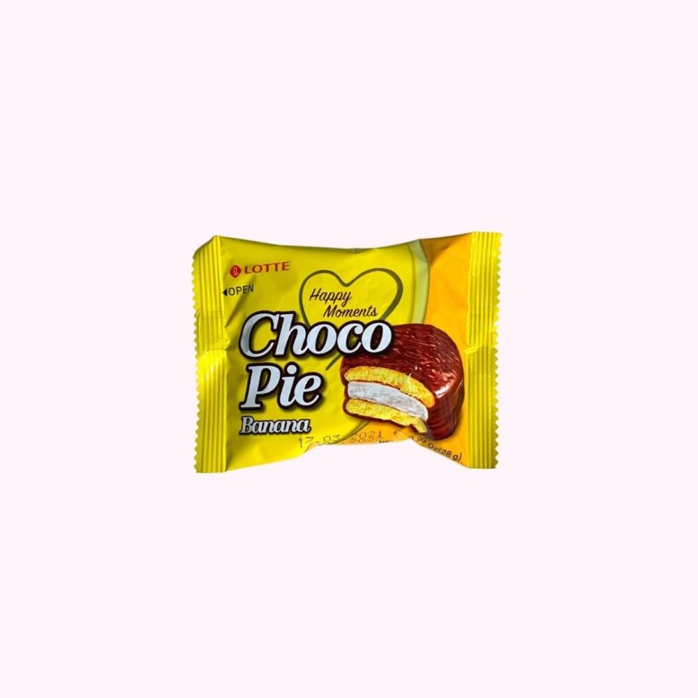 Lotte Choco Pie banános ízű