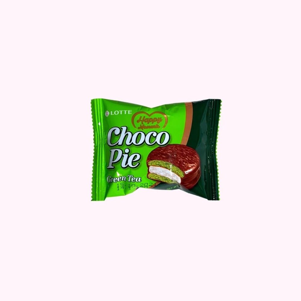 Lotte Choco Pie zöld tea ízű