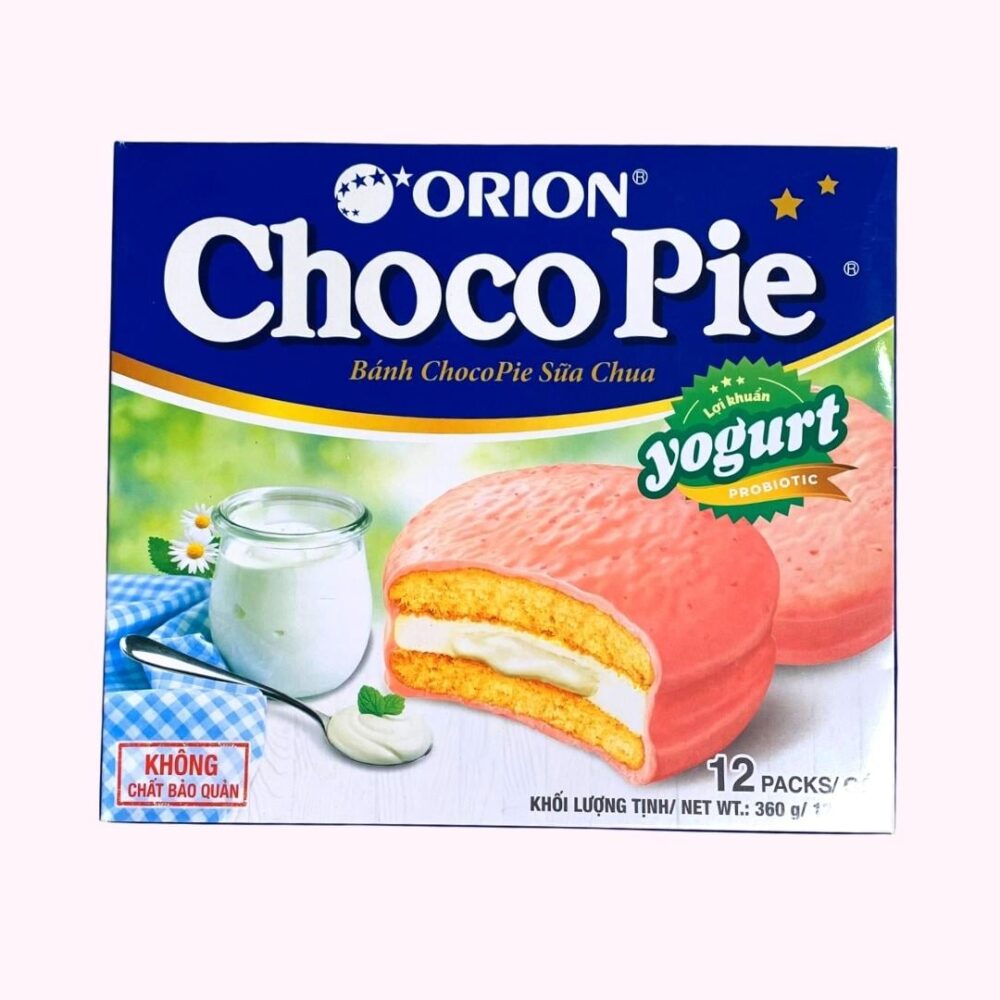 Orion Choco Pie joghurtos ízű (12 db)