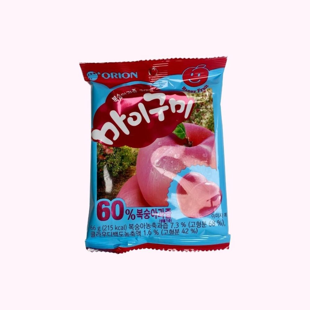 Orion Peach Gummy koreai gumicukor