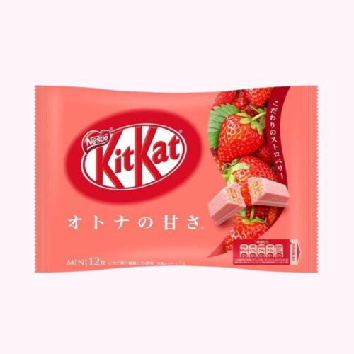 Japán KitKat eper ízű