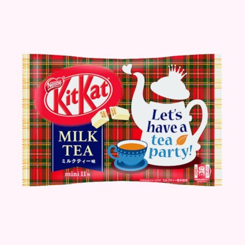Japán KitKat milk tea ízű