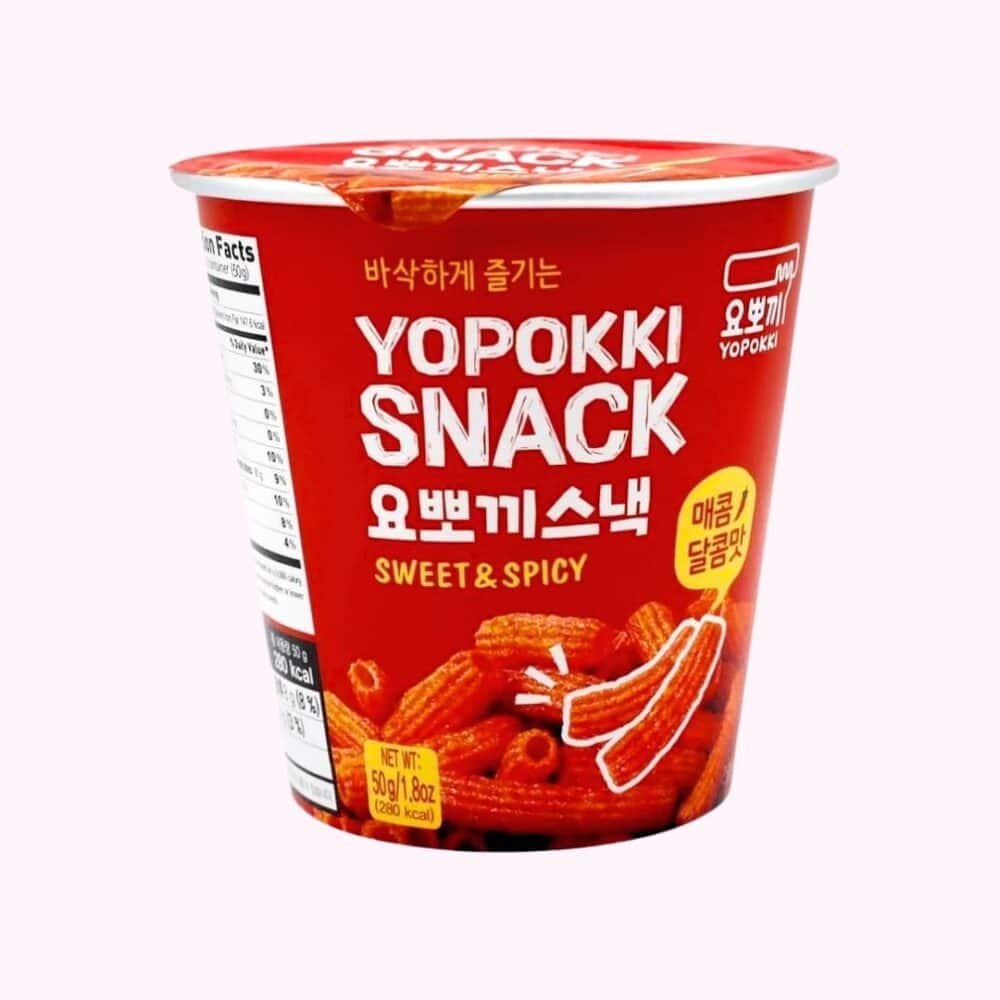Yopokki sweet & spicy tteokbokki chips
