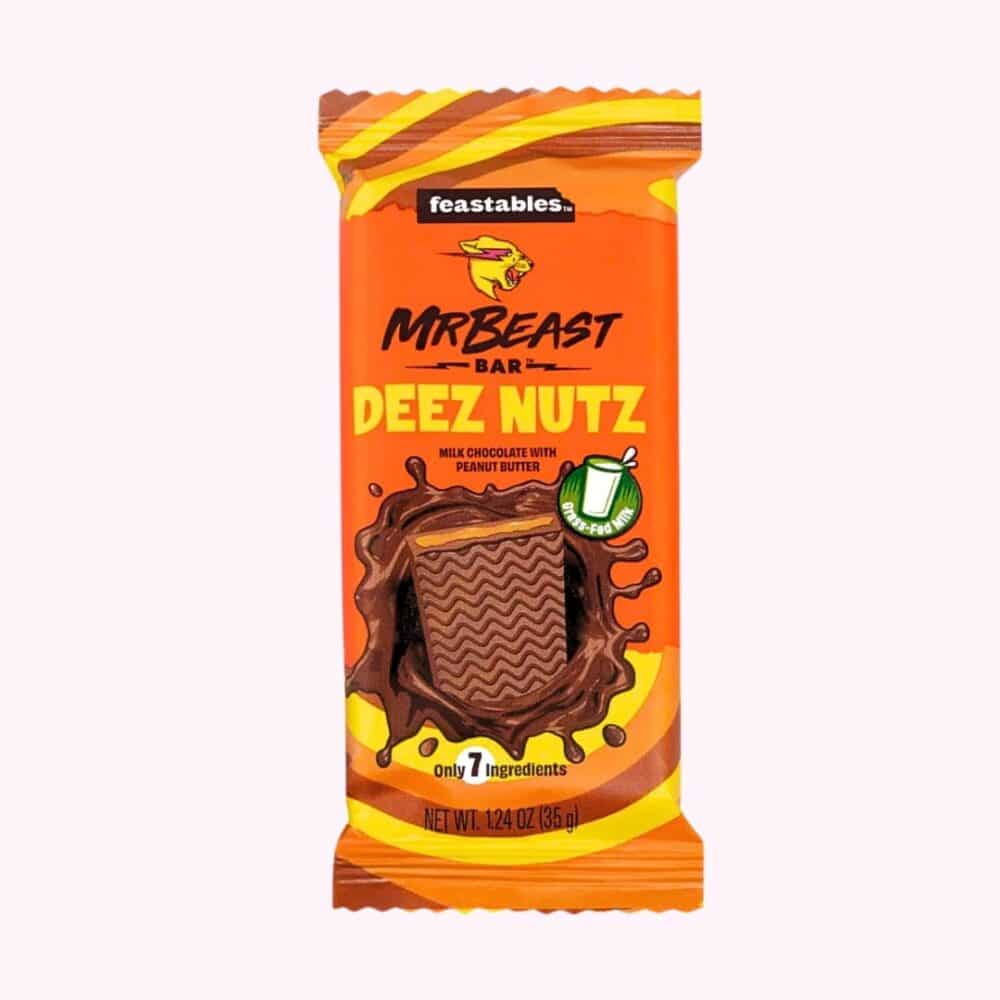 Mr Beast Feastables Deez Nutz csokoládé