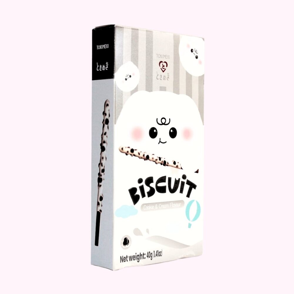 Tokimeki csokis pálcika cookies and cream ízű
