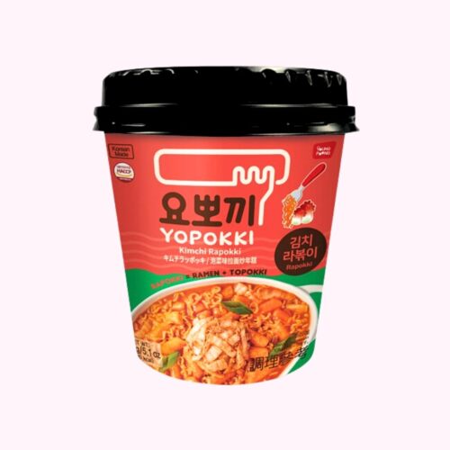 Yopokki koreai kimchi tteokbokki ramen tésztával