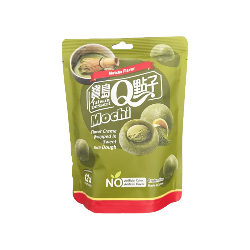 Q Mochi – matcha (zöld tea) ízű